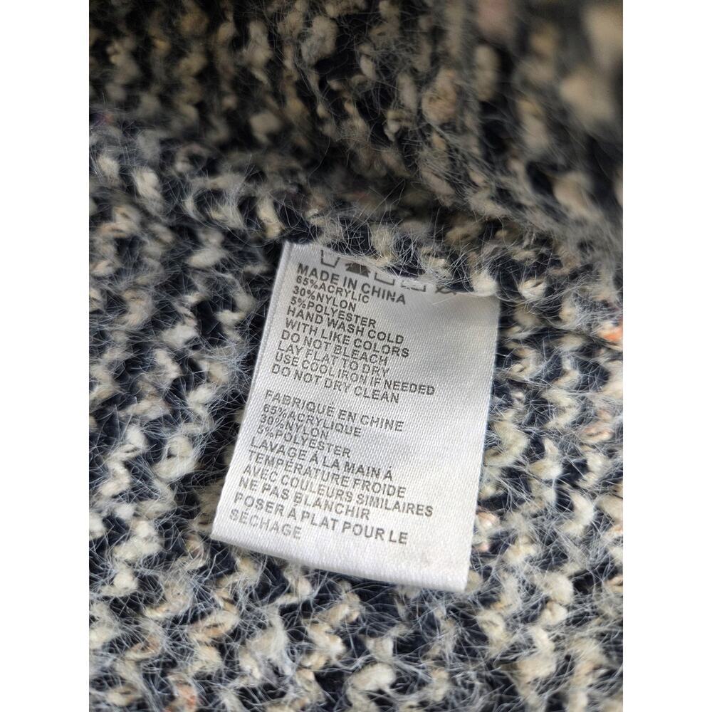 Ethereal Women Small Confetti Knit Cardigan Shawl Cozy Sweater Fuzzy Boho Tribal - Picture 8 of 8